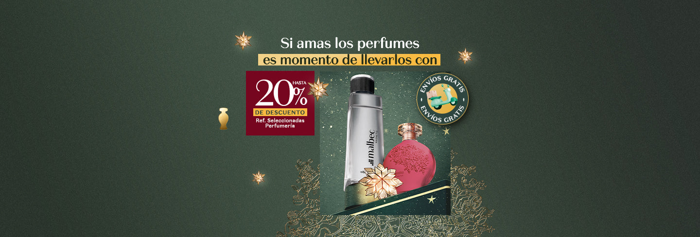 Perfumería hasta 20% dcto